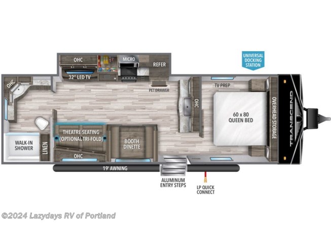 New 2022 Grand Design Transcend 260RB available in Portland, Oregon