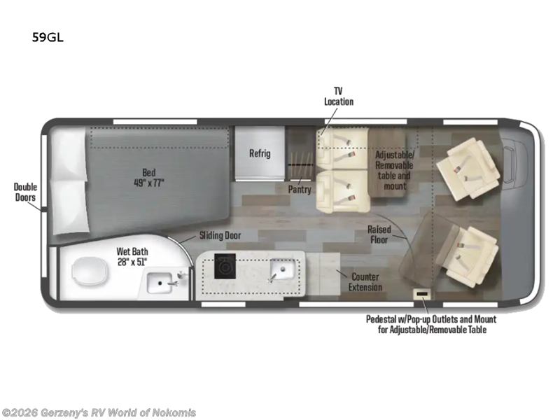 2023 Winnebago Travato 259GL - New Class B For Sale by Gerzeny's RV World of Nokomis in Nokomis, Florida