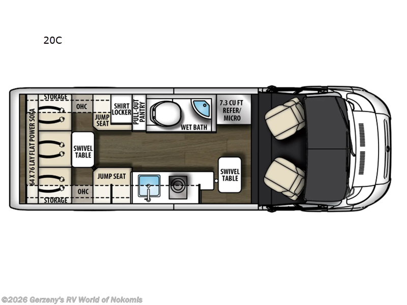 2026 Coachmen Nova 20C - New Class B For Sale by Gerzeny's RV World of Nokomis in Nokomis, Florida