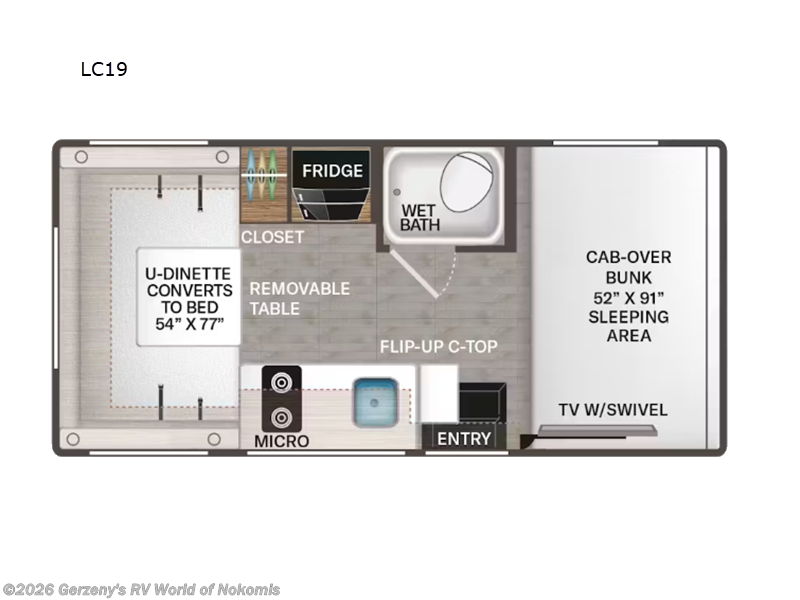 2026 Thor Motor Coach Quantum LC19 - New Class C For Sale by Gerzeny's RV World of Nokomis in Nokomis, Florida