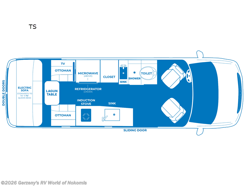 2026 Pleasure-Way Plateau TS - New Class B For Sale by Gerzeny's RV World of Nokomis in Nokomis, Florida