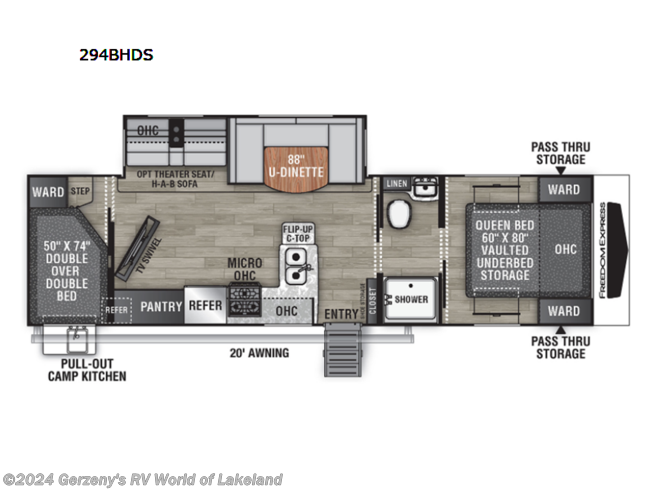 New 2023 Coachmen Freedom Express Ultra Lite 294BHDS available in Lakeland, Florida