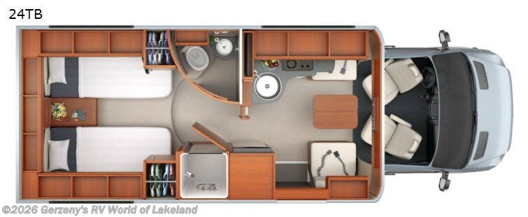 2018 Leisure Travel Unity 24TB - Used Class B+ For Sale by Gerzeny's RV World of Lakeland in Lakeland, Florida