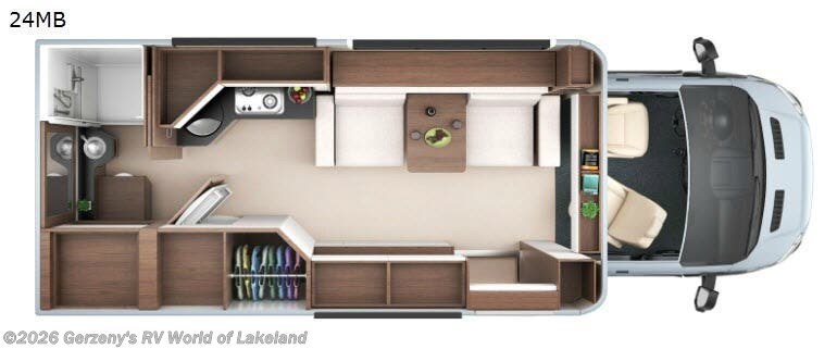 2017 Leisure Travel Wonder 24MB - Used Class B+ For Sale by Gerzeny's RV World of Lakeland in Lakeland, Florida