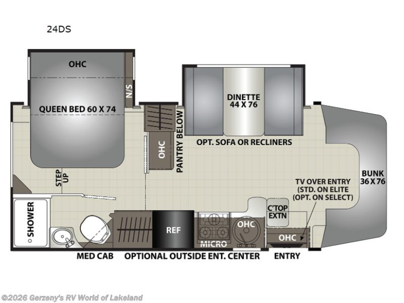 2022 Coachmen Prism 24DS - Used Class C For Sale by Gerzeny's RV World of Lakeland in Lakeland, Florida features Slideout