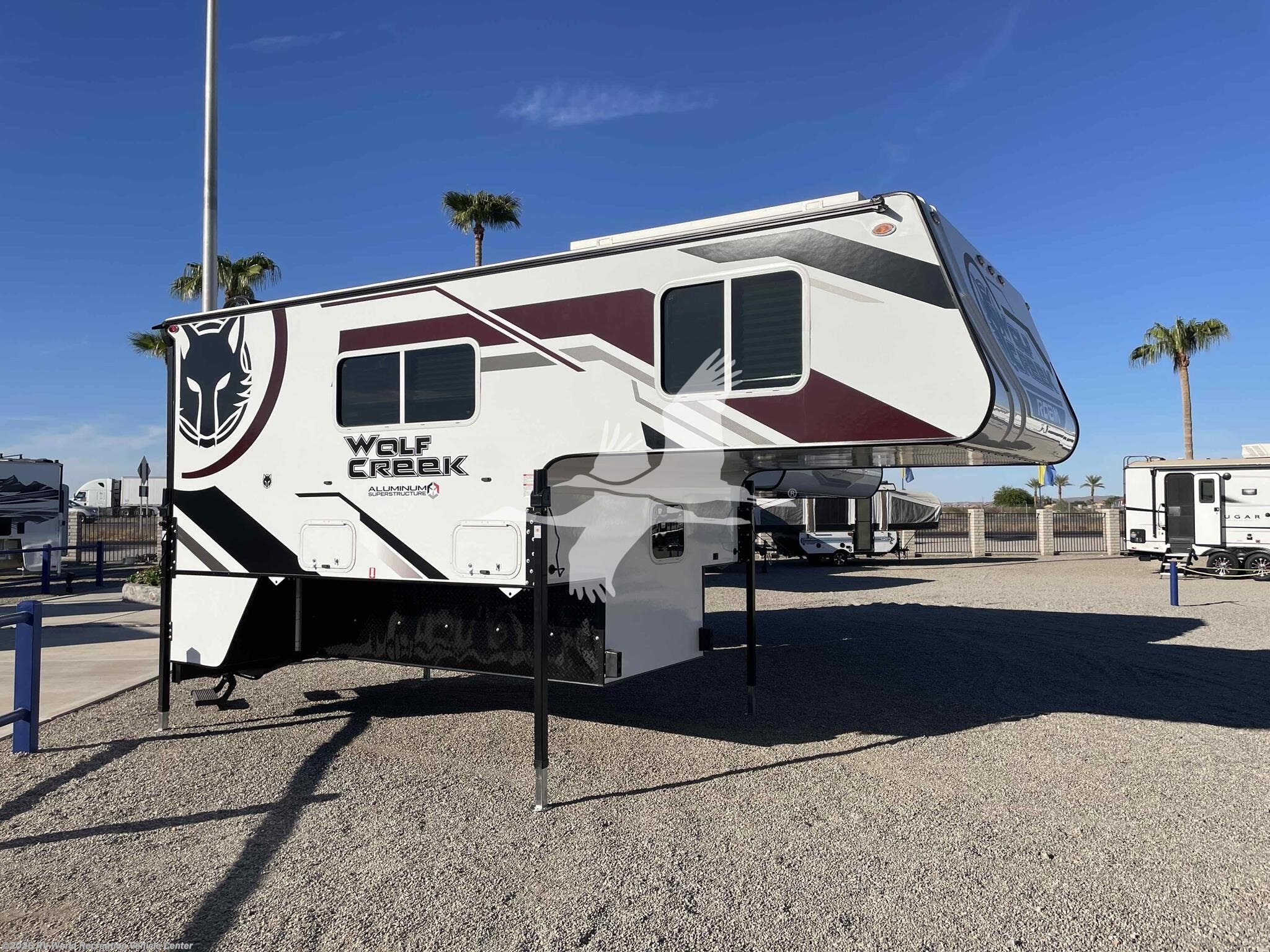 2025 Northwood Wolf Creek ROAM 910 - New Truck Camper For Sale by RV World Recreation Vehicle Center in Yuma, Arizona features Air Conditioning, Leveling Jacks