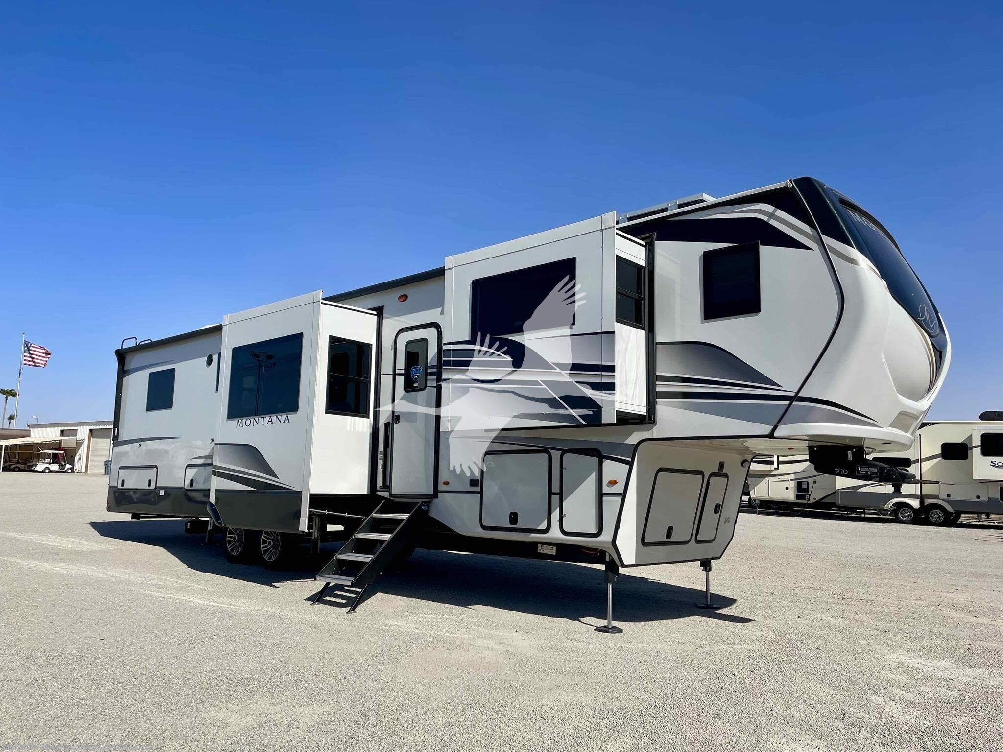 2025 Keystone Montana 3941FO - New Fifth Wheel For Sale by RV World Recreation Vehicle Center in Yuma, Arizona features Air Conditioning, Fireplace