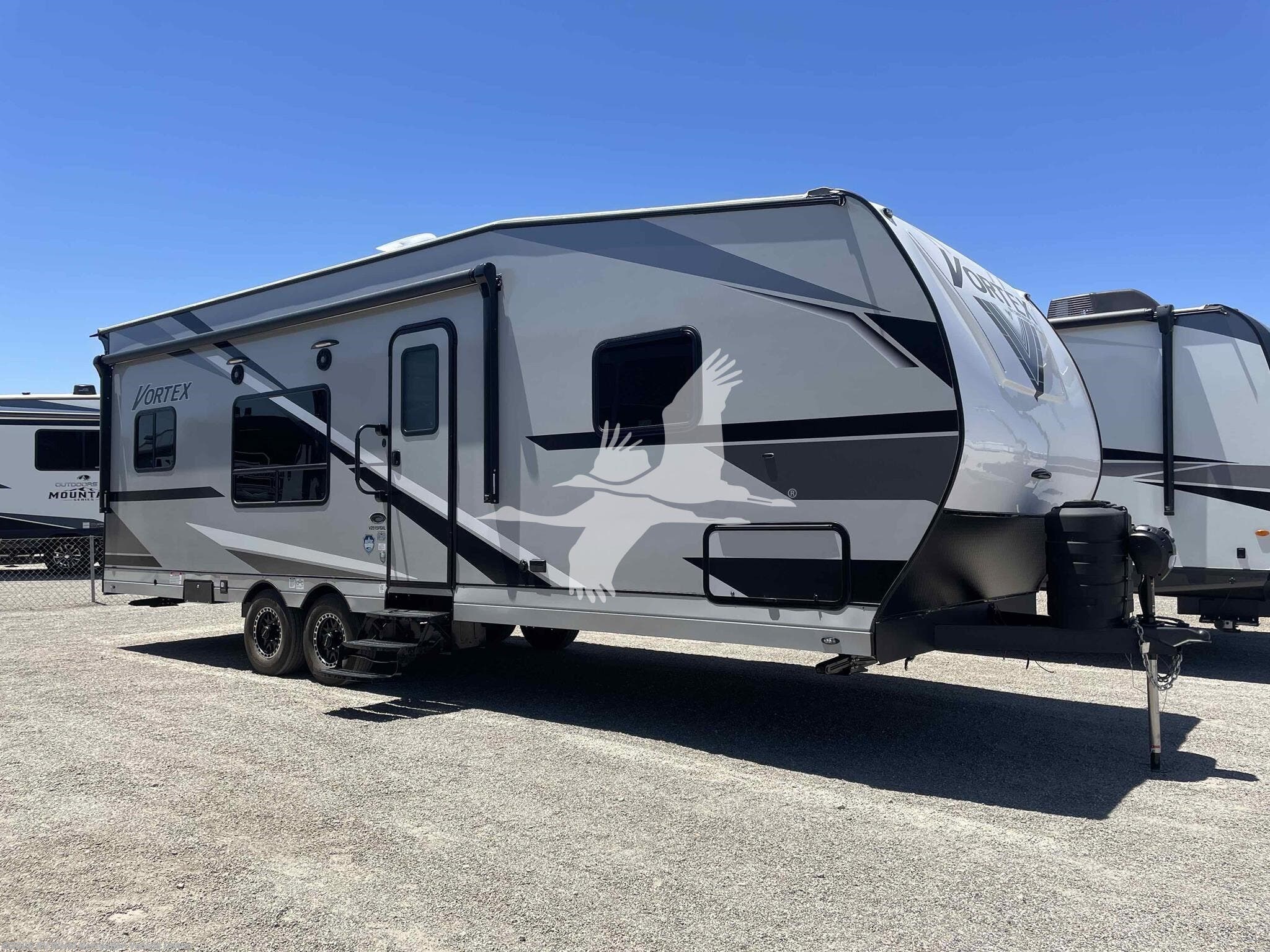 2026 Genesis Supreme Vortex V2515FSXL - New Toy Hauler For Sale by RV World Recreation Vehicle Center in Yuma, Arizona features Air Conditioning