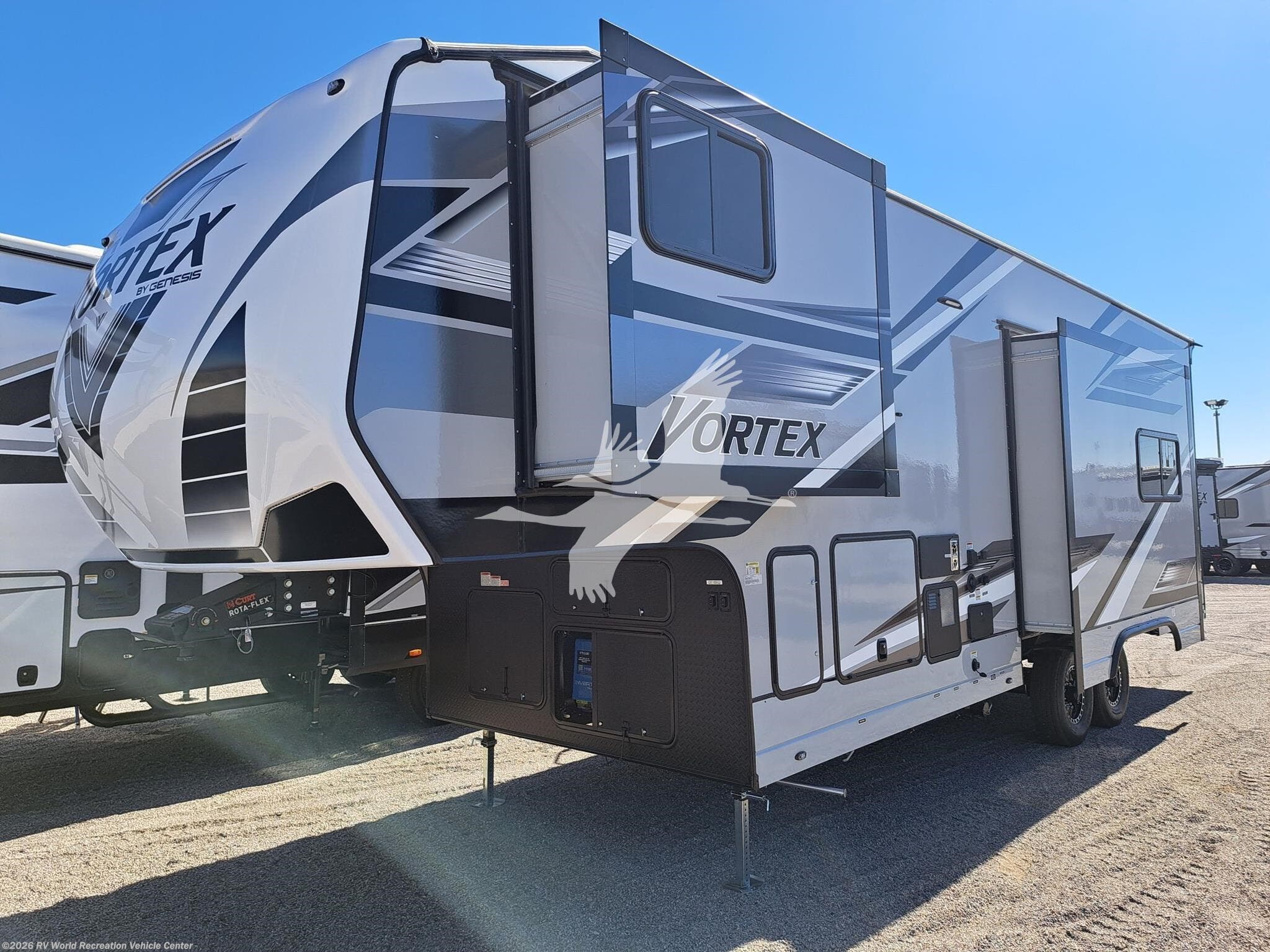 2026 Genesis Supreme Vortex 2814IKS - New Fifth Wheel For Sale by RV World Recreation Vehicle Center in Yuma, Arizona features Air Conditioning