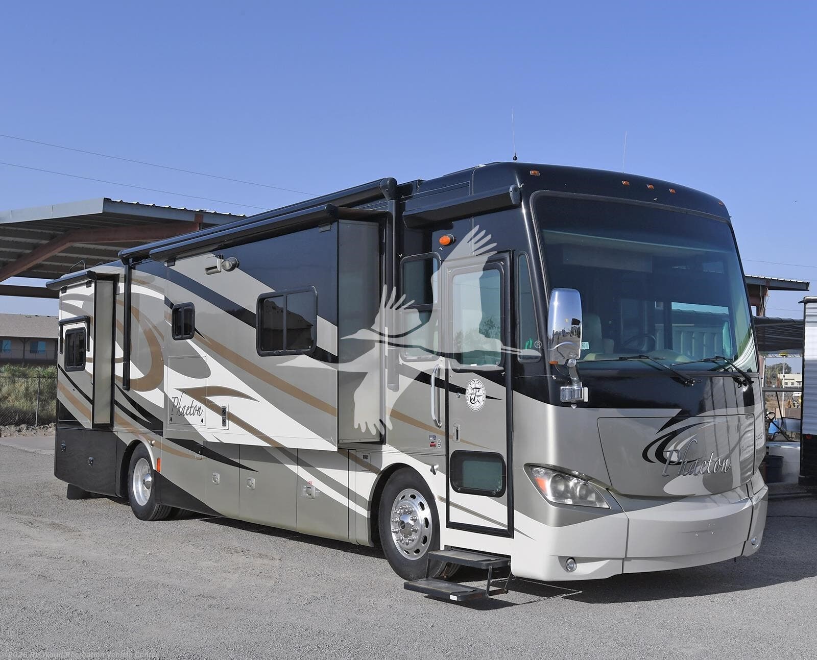 2012 Tiffin Phaeton 36QSH - Used Class A For Sale by RV World Recreation Vehicle Center in Yuma, Arizona features Air Conditioning