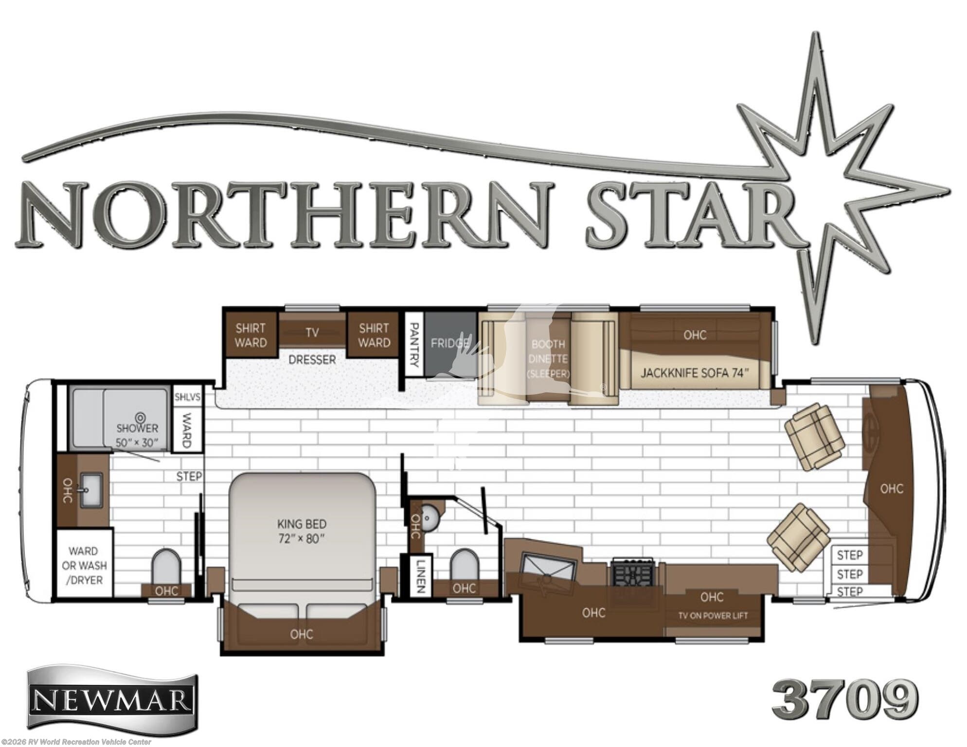 2027 Newmar Northern Star 3709 - New Class A For Sale by RV World Recreation Vehicle Center in Yuma, Arizona