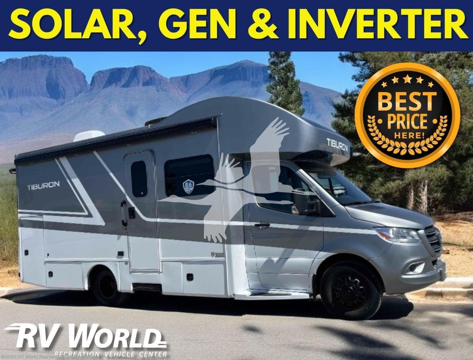 2026 Thor Motor Coach Tiburon 24RW - New Class C For Sale by RV World Recreation Vehicle Center in Yuma, Arizona features Air Conditioning
