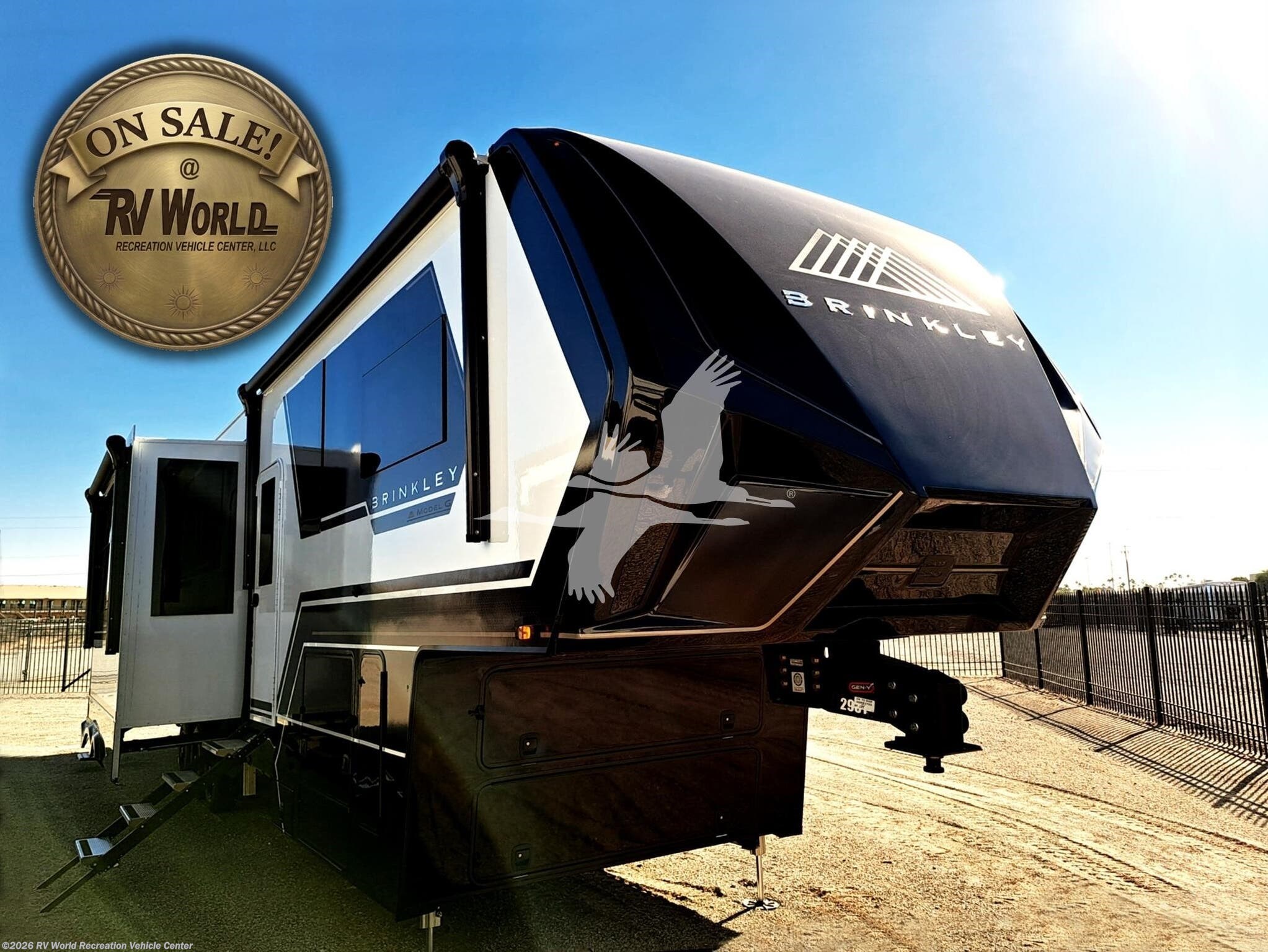 2026 Brinkley RV Model G 4100 - New Fifth Wheel For Sale by RV World Recreation Vehicle Center in Yuma, Arizona features Fireplace, Air Conditioning