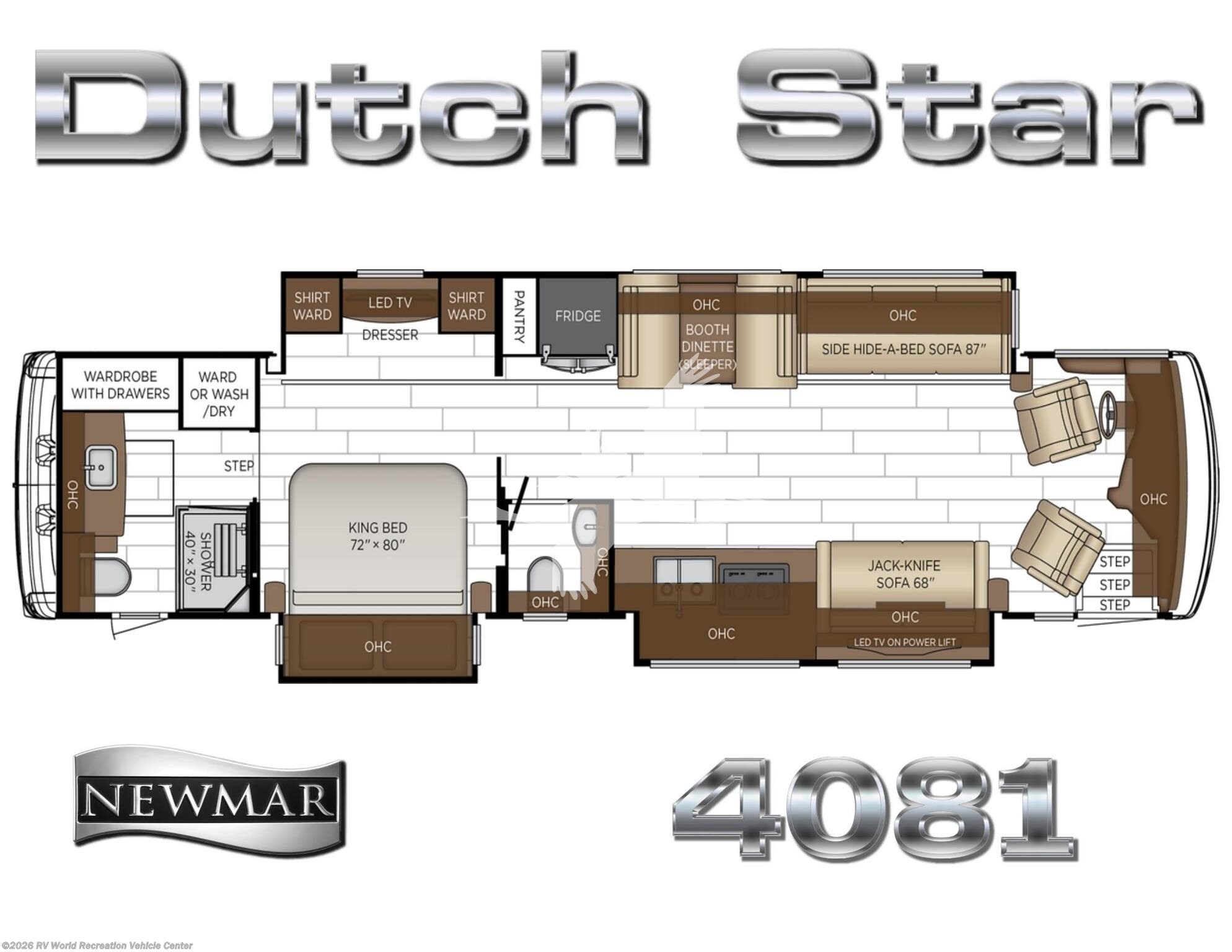 2027 Newmar Dutch Star 4081 - New Class A For Sale by RV World Recreation Vehicle Center in Yuma, Arizona
