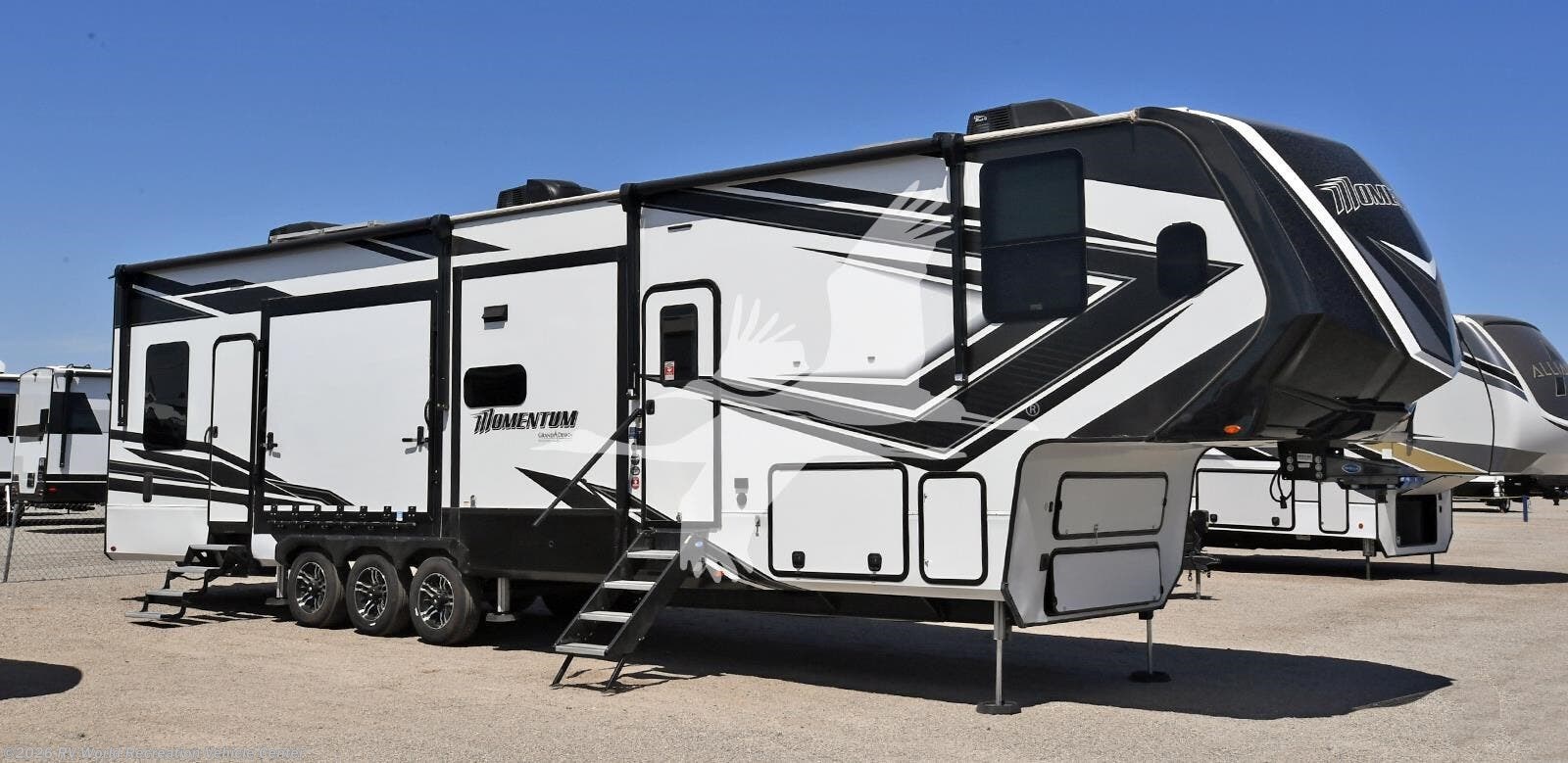 2024 Grand Design Momentum 399TH - Used Fifth Wheel For Sale by RV World Recreation Vehicle Center in Yuma, Arizona features Air Conditioning, Fireplace