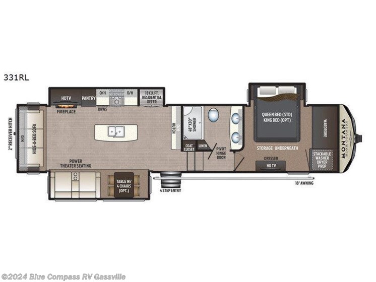 Used 2018 Keystone Montana High Country 331RL available in Gassville, Arkansas