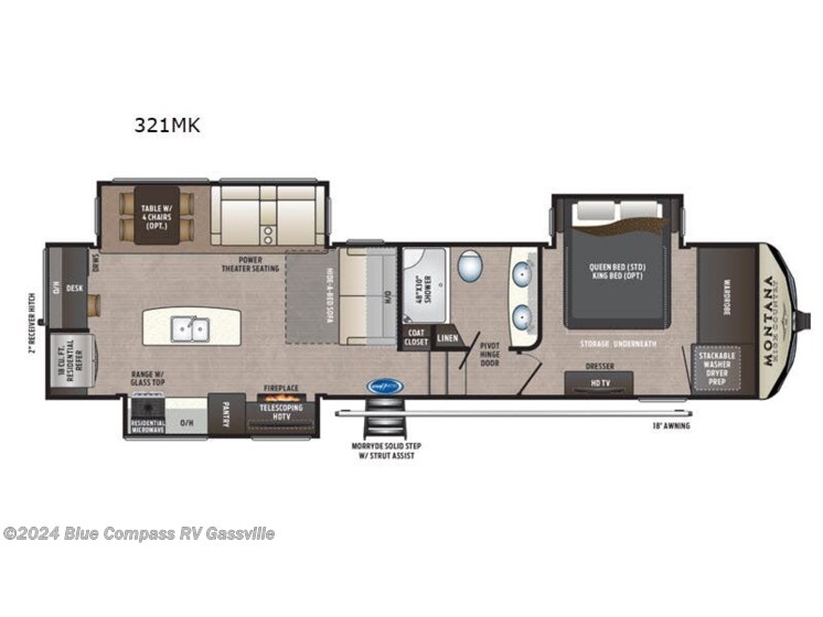 Used 2019 Keystone Montana High Country 321MK available in Gassville, Arkansas