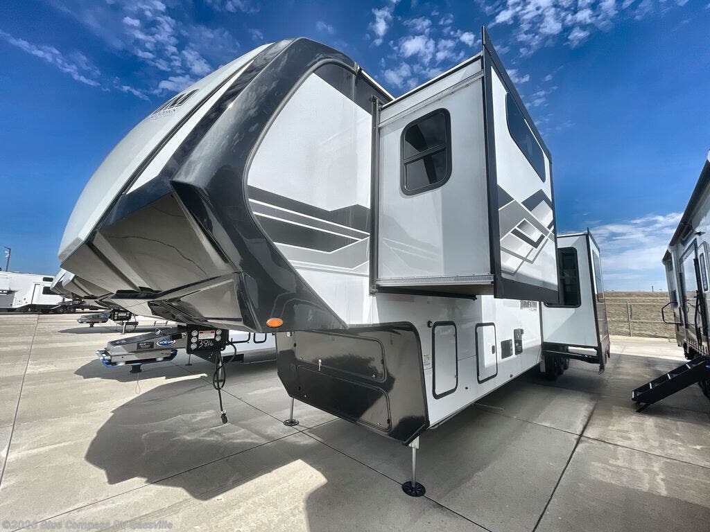 2025 Grand Design Momentum M-Class 414M - New Toy Hauler For Sale by Blue Compass RV Gassville in Gassville, Arkansas