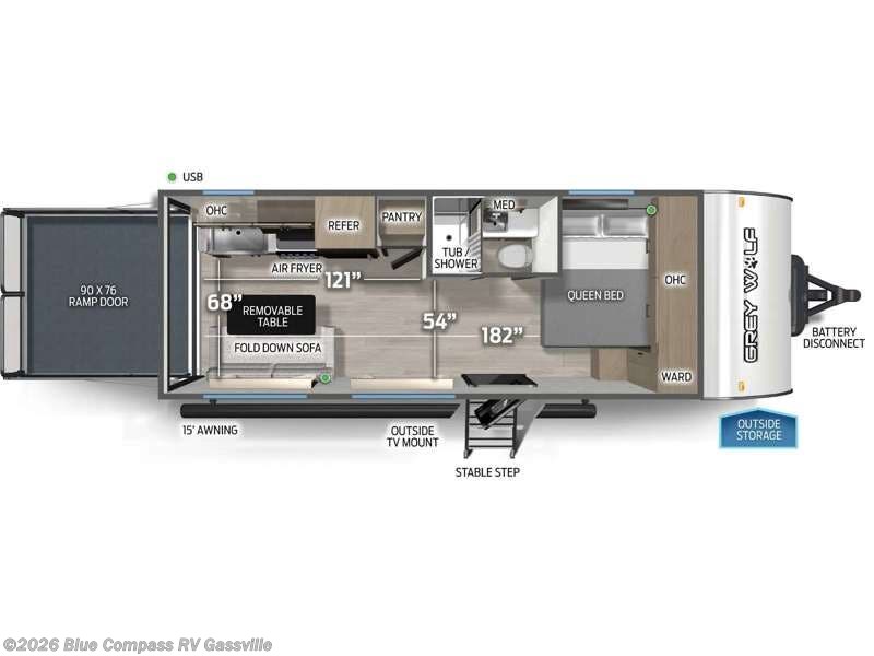 2026 Cherokee Grey Wolf 18RR by Forest River from Blue Compass RV Gassville in Gassville, Arkansas