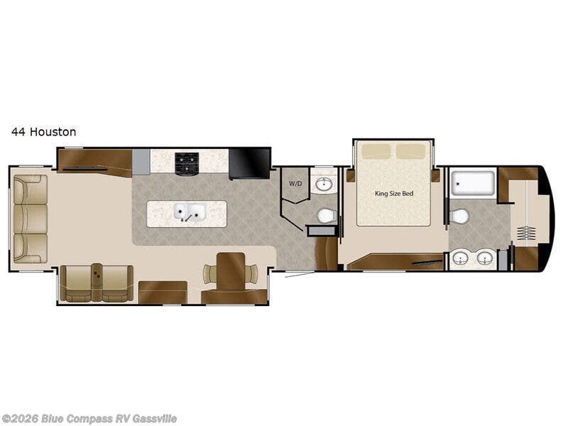 2020 DRV Mobile Suites 44 Houston - Used Fifth Wheel For Sale by Blue Compass RV Gassville in Gassville, Arkansas features Slideout