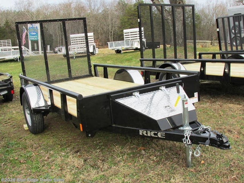 5x10 Rice Trailers 2019 Rice Trailers 5x10 Pipe Top w/4' Gate
