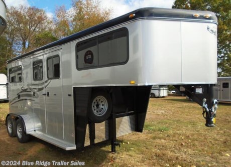 &lt;p&gt;AVAILABLE TO ORDER-CALL FOR CURRENT PRICE&lt;/p&gt;
&lt;p&gt;2024 Hawk 2H GN w/4&#39; Dress, 7&#39;6&quot;x6&#39;8&quot;, Silver, Shelby Flooring in HA, Rubber Floor in Dress, 2 Escape Doors, Tubular Head and Shoulder Dividers, Removable Partitions, Rear Ramp, Rear Curtain Doors, Windows in the Curtain Doors, Window in Dress Wall, Loading Lights, 2-3500lb Axles, 2 Saddle Racks, Bridle Hooks, Brush Box, Hay Bags, Spare Tire, GVWR 7000, Carry 2900, Empty 4100 before consideration of tongue weight transfer to the truck.&lt;/p&gt;
&lt;p&gt;&amp;nbsp;&lt;/p&gt;
&lt;p&gt;&amp;nbsp;&lt;/p&gt;