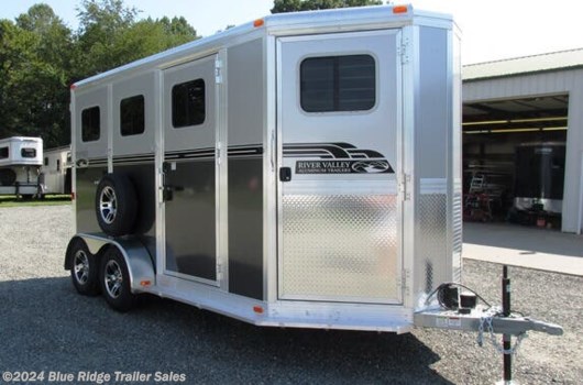 2 Horse Trailer - 2024 River Valley 2H BP w/Dress 7'6"x6'8" available New in Ruckersville, VA