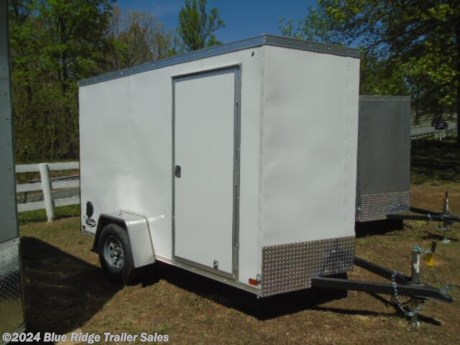 &lt;p&gt;2024 ITI Cargo 6x10, 6&#39;6&quot; Tall, SA, White, Rear Ramp w/Extended Wood Flap, V-Nose, 24&quot; OC Floor and Roof Crossmembers, 16&quot; OC Wall Studs, Seamless Aluminum Roof, 3/4&quot; Engineered Wood Floor, 3/8&quot; Engineered Wood Wall Liner w/Aluminum H-Molding, 32&quot; Side door, 15&quot; Tires, Interior Lights, LED lights, 24&quot; ATP Stoneguard, Aluminum Fenders, 2&quot; Ball. GVWR 2990, Empty 995, Carry 1995&lt;/p&gt;