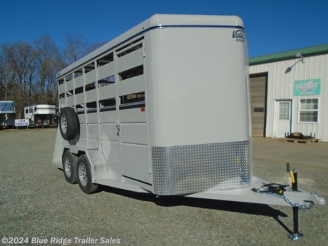 &lt;p&gt;2024 Valley 16&#39; 2-4H BP Stock Trailer, 7&#39;6&quot;x6&#39;8&quot;, Silver, Single Rear Door w/Slider, Center Cut Gate, Interior Light, Tie Rings, Remote Dome Switch, Pressure Treated Wood Floor w/Mats, Wood Lined, Radial Tires, Spare Tire GVWR 7000, Empty 3270, Carry 3730&lt;/p&gt;