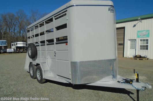 2 Horse Trailer - 2024 Valley Trailers 16' Stock 2-4H BP,  7'6"x6'8" available New in Ruckersville, VA
