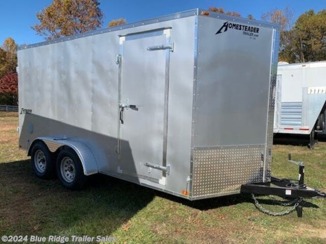 New 2023 Homesteader Intrepid 7x14, 6'6\" Tall, Rear Ramp For Sale by Blue Ridge Trailer Sales available in Ruckersville, Virginia