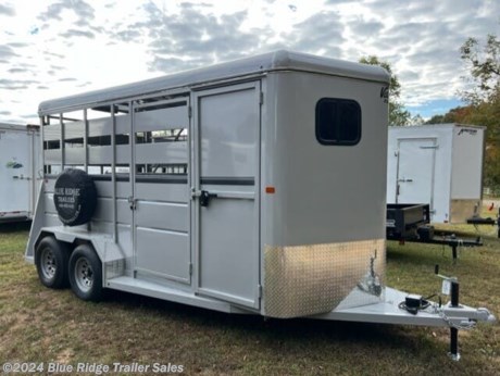 &lt;p&gt;NEW 2024 Valley 2H BP w/Dress, 7&#39;6&quot;x6&#39;8&quot;, 16&#39; Stock, Silver, Single Rear Door, Wood-Lined, Wood Floor w/Mats, Stone Guard on Front and Fenders, Sliding Windows in Dress, Rubber mats in Dress, Saddle Racks, Bridle Hooks, GVWR 7000, Empty 3170, Carry 3830&lt;/p&gt;