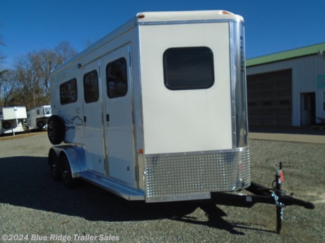 &lt;p&gt;END OF YEAR FLASH SALE!!! 2024 Diamond Homesteader 2H BP w/Dress, 7&#39;8&quot;x7&#39;, White, Shelby Flooring, All Aluminum Roof, Aluminum Lined Ceiling and Walls, Rear Ramp w/Curtain Doors w/Windows in the Curtains, Aluminum Wheels, Aluminum Tread Plate, Roof Vent, Tubular Head &amp;amp; Shoulder Divider, Removable Partitions, 2 Escape doors, Saddle Racks, Bridle Racks, LED Lights, Loading Light at Rear Ramp, Dome Lights in HA and Dress, Mounted Spare Tire, GVWR 7000, Empty 4102, Carry 2898&lt;/p&gt;