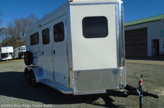 2 Horse Trailer - 2024 Homesteader 2H BP w/Dress Diamond Plate, 7'8"x7' available New in Ruckersville, VA