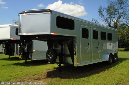3 Horse Trailer - 2024 Homesteader 3H GN Slant Load w/Dress, 7'8"x7' available New in Ruckersville, VA