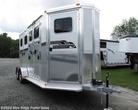 New 2024 River Valley 2H BP w/Dress & Side Ramp, 7'6\"x6'8\" For Sale by Blue Ridge Trailer Sales available in Ruckersville, Virginia