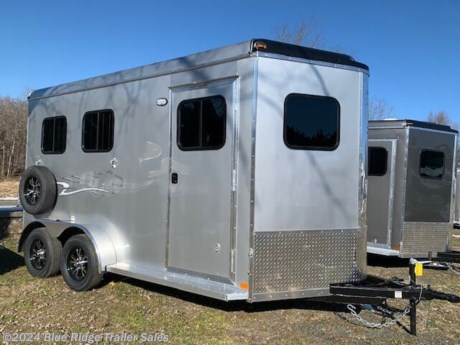 &lt;p&gt;SALE!! 2024 Homesteader 2H BP Slant w/Dress, 7&#39;8&quot;x7&#39;, Silver, Aluminum Over Steel Frame, All Aluminum Roof, Collapsible Rear Tack, 20 Year Warranty Shelby Floors, 1 Full Size Escape Door, 1 Drop Down Feed Window, Camper Vent in Dress, Roof Vents for Each Horse, 2 Dome Lights in Horse Area and 1 Dome Light in Dressing Room, Insulated Roof &amp;amp; Walls, 2 Saddle Racks, Bridle Racks, Blanket Bar, Brush Box, LED Lights, Spare Tire, Torsion Axles, GVWR 7000, Empty 3325, Carry 3675&amp;nbsp;&lt;/p&gt;