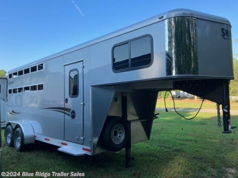 Used 2022 Shadow Trailer Stablemate 3H GN Slant load w/ Dress, 7'6\"x6'4\" For Sale by Blue Ridge Trailer Sales available in Ruckersville, Virginia