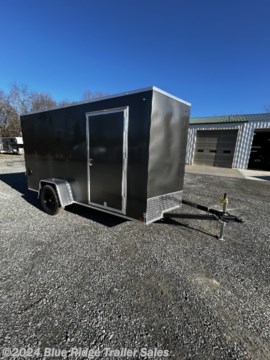 &lt;p&gt;2024 ITI Economy Cargo 6x12, 6&#39; Tall, SA, Rear Ramp, 2&#39; V-Nose, Charcoal, Walls 24&quot;OC, 32&quot; Side Door, .030 Aluminum, LED Marker and Tail Lights, Interior Dome Light with switch, GVWR 2990, Empty 1200, Carry 1790&amp;nbsp;&lt;/p&gt;