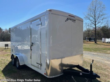 &lt;p&gt;2024 Homesteader Hercules BP Cargo, 7x16, TA, 6&#39;6&quot; Tall, White, Bull Nose, Rear Ramp w/Transition Flap, Side Door w/Keyed Lockable Latch, (4) 1000lb Recessed Floor D-Rings, Steel Wall Posts 16&quot; OC, Roof Supports 24&quot; OC, LED Lights, 3/8&quot; Premium Grade Plywood Walls, 3/4&quot; Exterior Grade Plywood Floor, Interior Light, 15&quot; Tires GVWR 7000, Empty 2526, Carry 4474&lt;/p&gt;