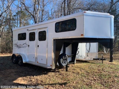 &lt;p&gt;2024 Homesteader 2H GN w/3&#39;6&quot; Dress, 7&#39;8&quot;x7&#39;, White, Shelby Flooring in HA, All Aluminum Roof, Aluminum Lined and Insulated Ceiling and Walls, Rear Ramp w/Curtain Doors w/Windows in Curtains, Aluminum Wheels, Tubular Head &amp;amp; Shoulder Dividers, Removable Partitions, 2 Escape doors, 2 Saddle Racks, Bridle Racks, Brush Box, Blanket Bars, LED Lights, Loading Light at Rear Ramp, Dome Lights in Horse Area and Dressing Room, Mounted Spare Tire, GVWR 7000, Empty 4540, Carry 2460&amp;nbsp;&lt;/p&gt;