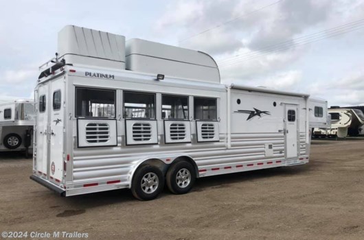 4 Horse Trailer - 2024 Platinum Coach Outlaw 4 Horse 10'8" SW Outlaw Conversions available New in Kaufman, TX