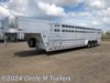 2024 Platinum Coach 32' Stock Trailer 8 wide with 3-7,000# axles 16 Head Livestock Trailer For Sale at Circle M Trailers in Kaufman, Texas