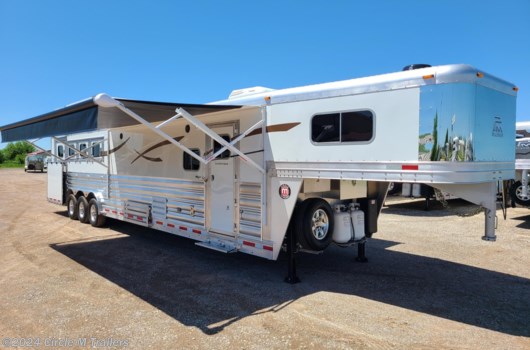 4 Horse Trailer - 2024 Platinum Coach Outlaw 4H 16' 6" side/slide WI-FI Smart TV's!! OUTLAW available New in Kaufman, TX