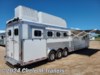 2024 Platinum Coach Outlaw 4H 16' 6" side/slide WI-FI Smart TV's!! OUTLAW 4 Horse Trailer For Sale at Circle M Trailers in Kaufman, Texas