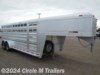 2025 Platinum Coach 20' Stock, three sections Livestock Trailer For Sale at Circle M Trailers in Kaufman, Texas