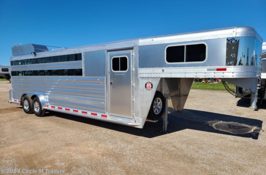 6 Head Livestock Trailer - 2024 Platinum Coach 25' Stock Combo 7'6" Wide..SWING OUT SADDLE RACK! available New in Kaufman, TX