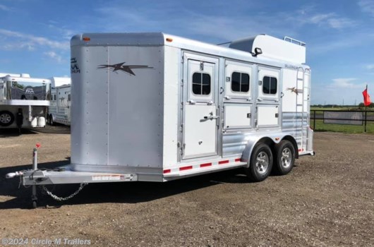 3 Horse Trailer - 2024 Platinum Coach 3 horse bumper pull MANGERS available New in Kaufman, TX