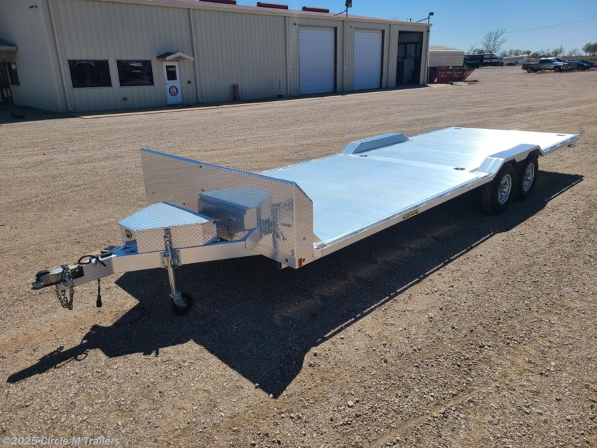 New 2024 Aluma WB24H-TA-EL-DOF-R-RR-RTD 8&apos; X 24&apos; DECK 5200# AXLES, ROLL OVER FENDERS!! available in Kaufman, Texas
