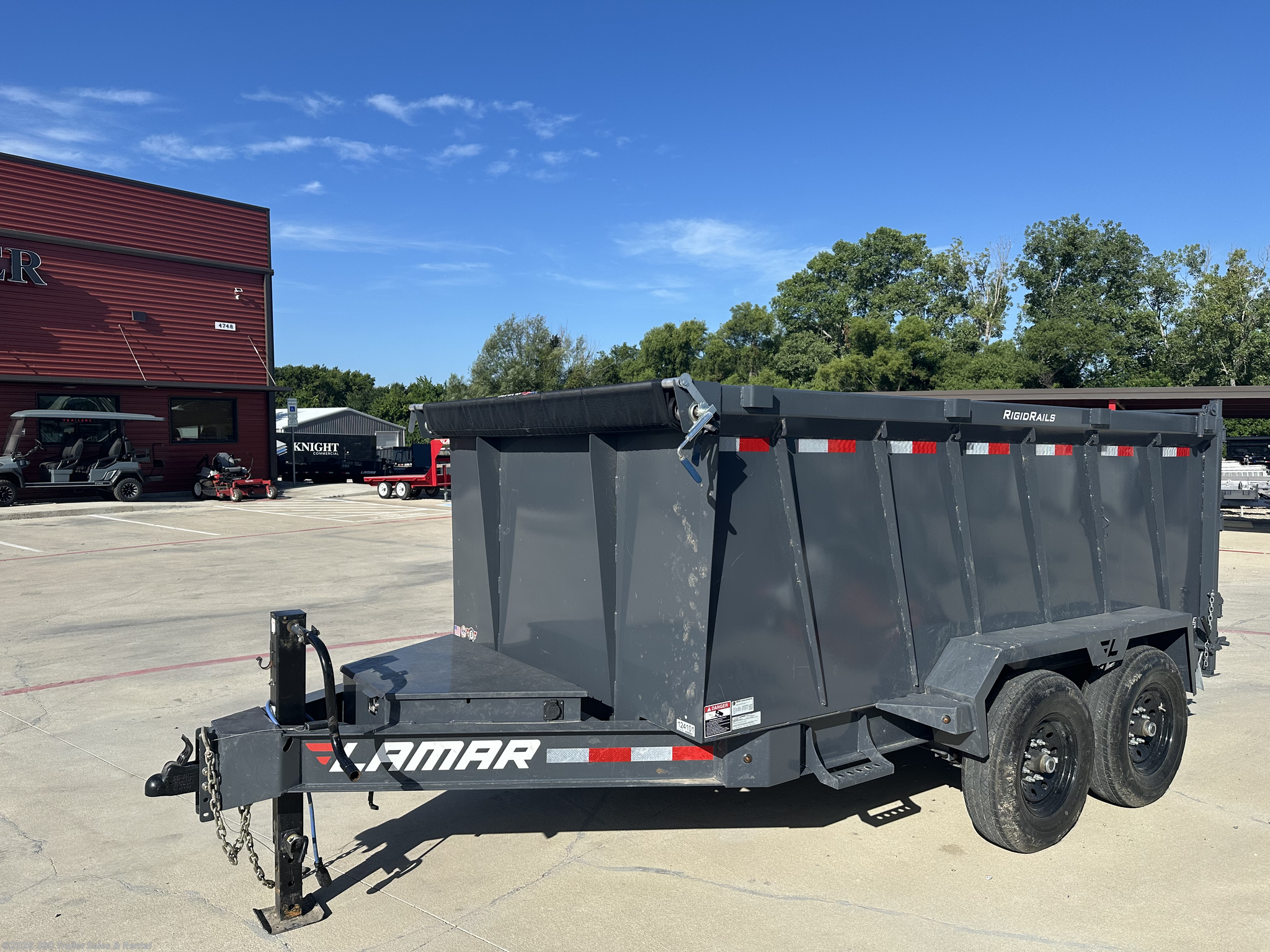 2023 Lamar - Used Dump (Heavy Duty) Trailer for sale by 380 Trailer Sales & Rental in Princeton, Texas